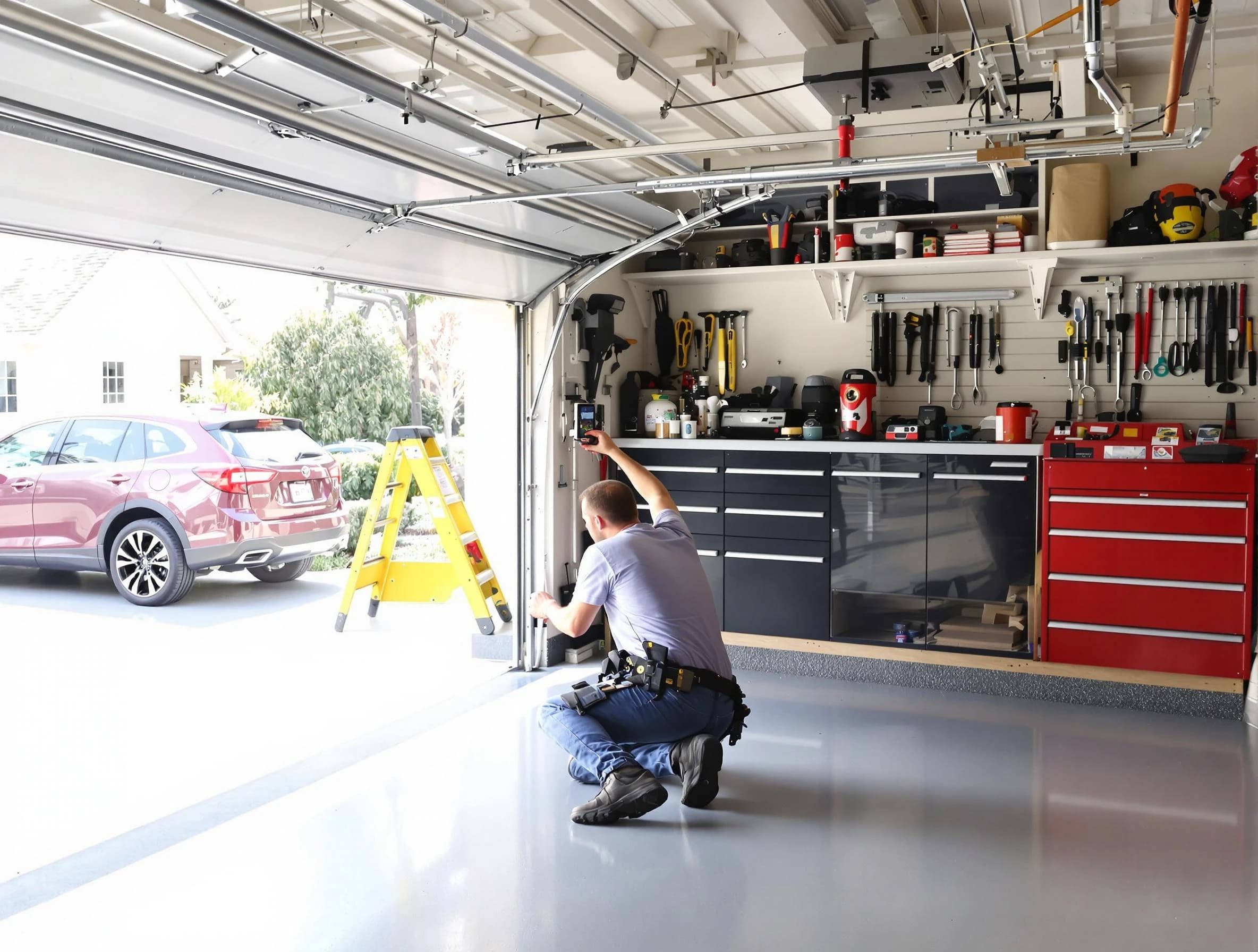 Local garage door repair service by Lebanon Garage Door Repair in Lebanon