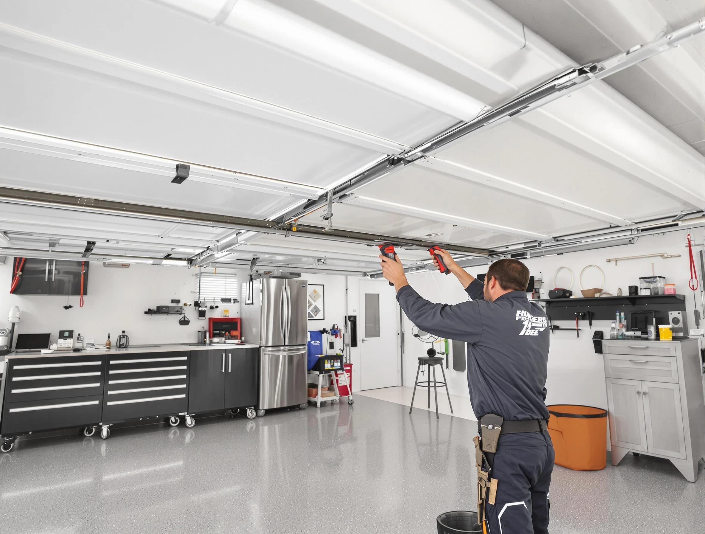 Overhead garage door repair service by Lebanon Garage Door Repair in Lebanon
