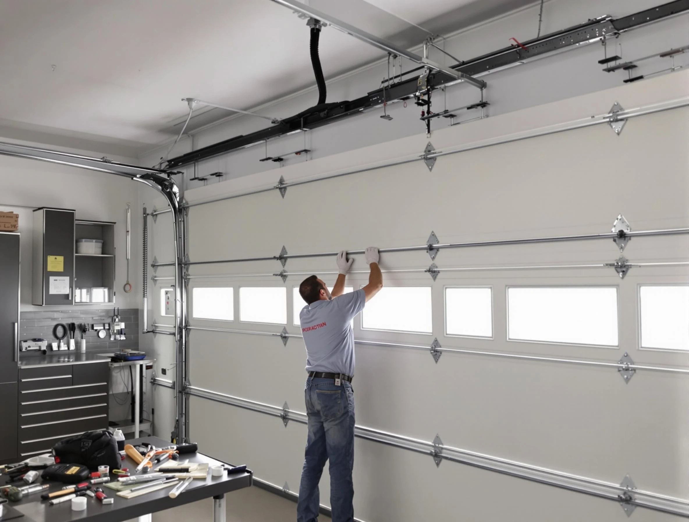 Garage Door Track Repair in Lebanon