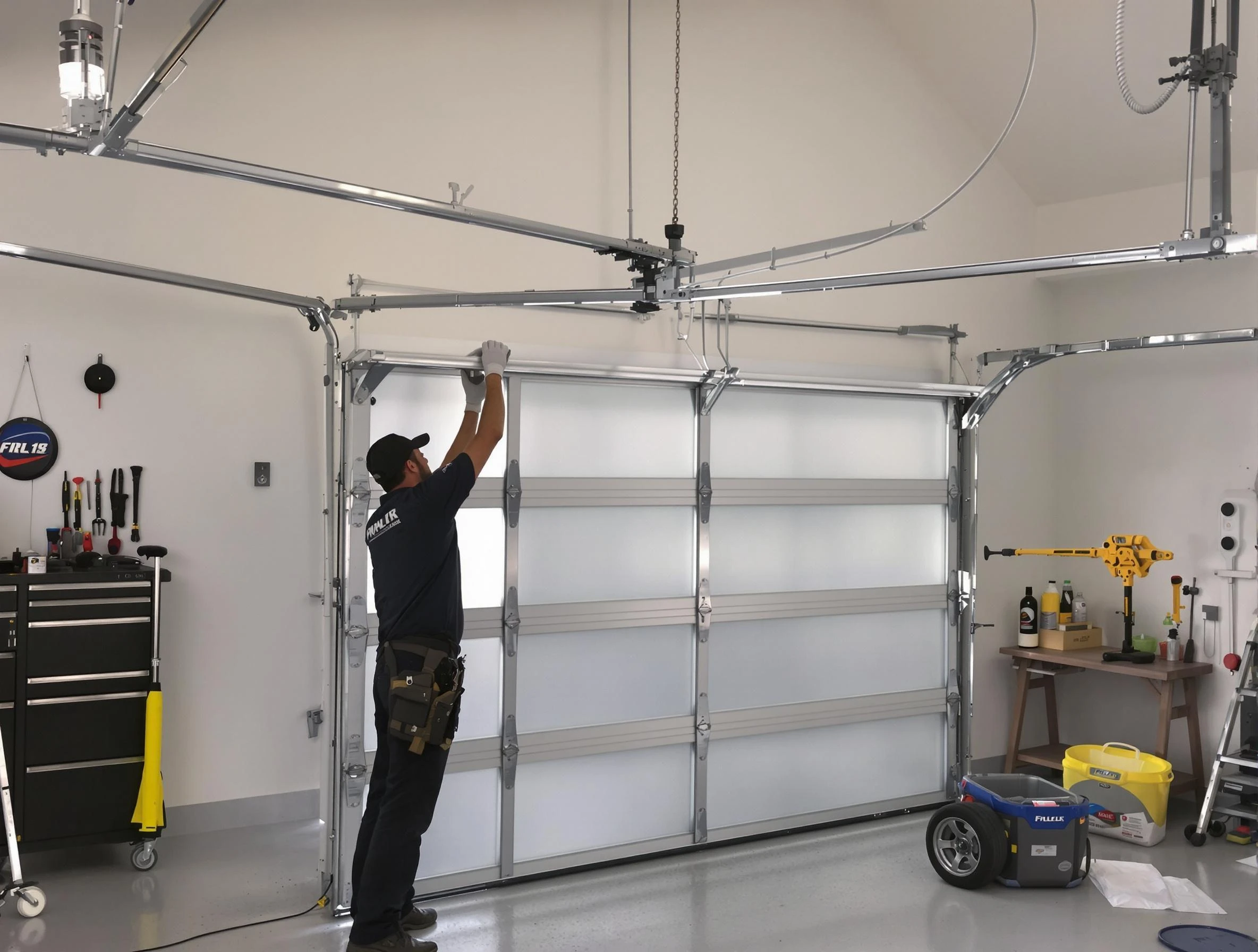 Lebanon Garage Door Repair certified team performing precision garage door installation in Lebanon