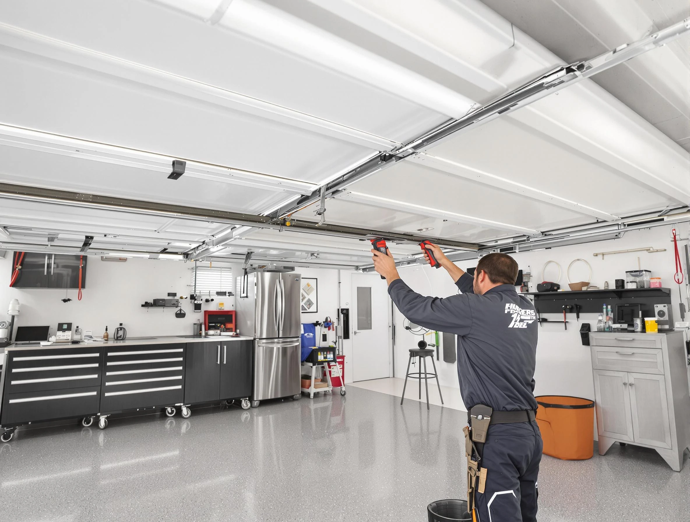 Overhead garage door repair service by Lebanon Garage Door Repair in Lebanon